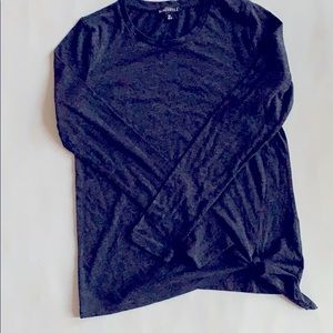 Grey j crew top